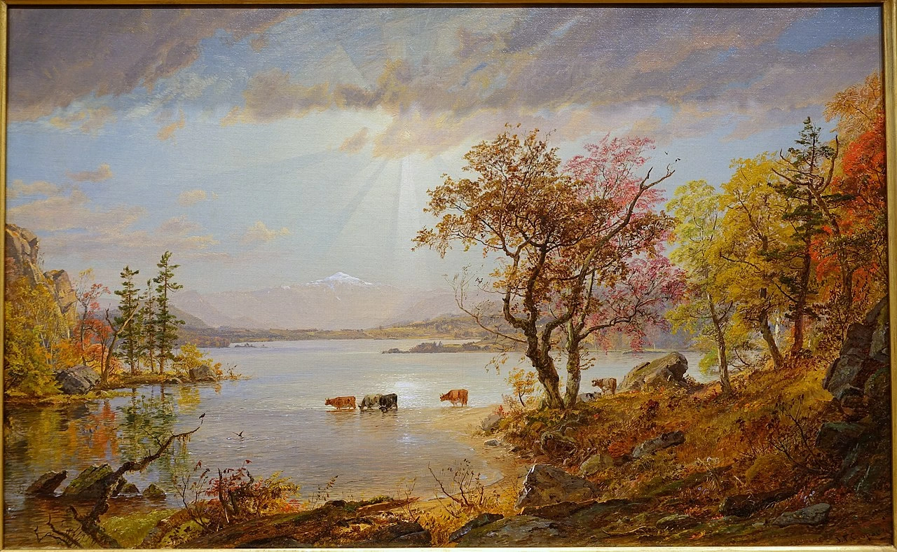 Mount Washington dal lago Sebago, nel Maine - Currier Museum of Art, Manchester